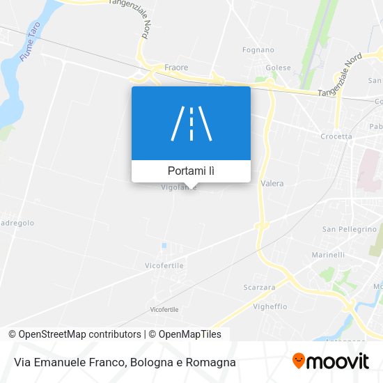 Mappa Via Emanuele Franco