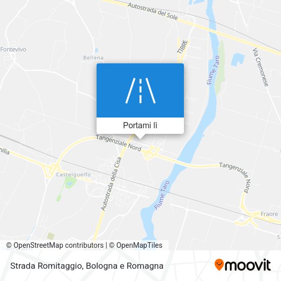 Mappa Strada Romitaggio