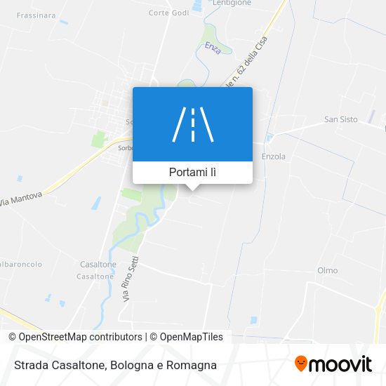Mappa Strada Casaltone