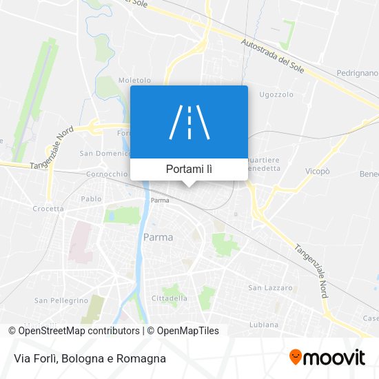Mappa Via Forlì