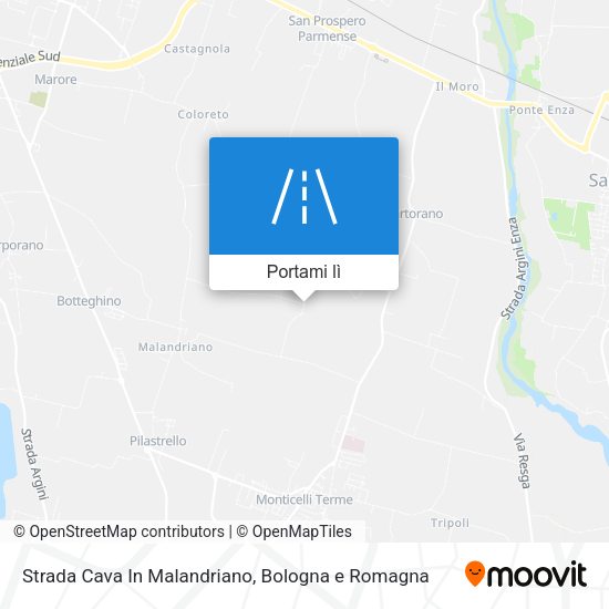 Mappa Strada Cava In Malandriano