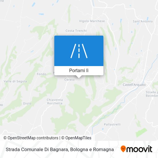 Mappa Strada Comunale Di Bagnara