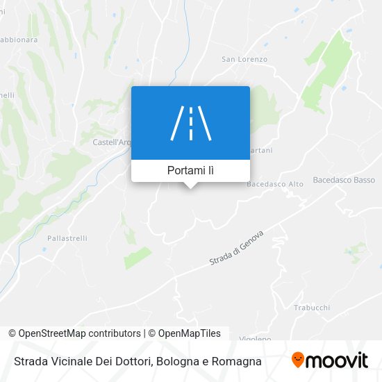 Mappa Strada Vicinale Dei Dottori