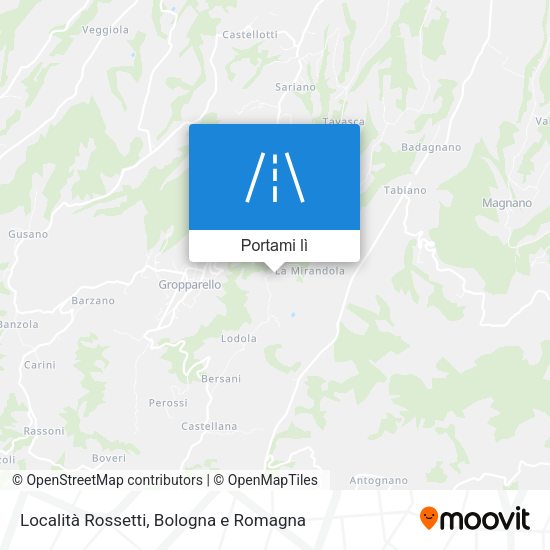 Mappa Località Rossetti