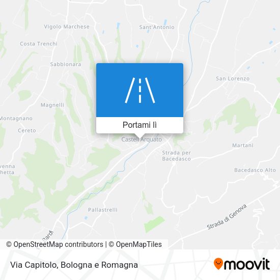 Mappa Via Capitolo