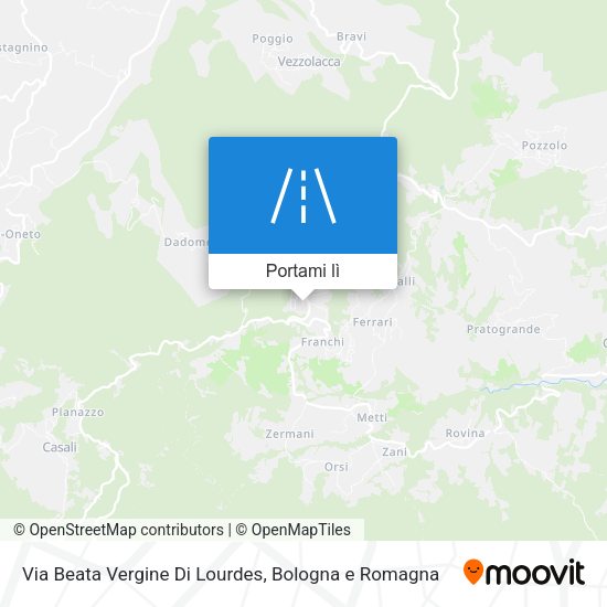 Mappa Via Beata Vergine Di Lourdes