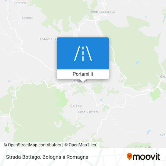 Mappa Strada Bottego