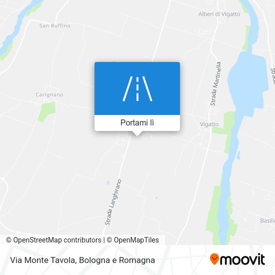 Mappa Via Monte Tavola