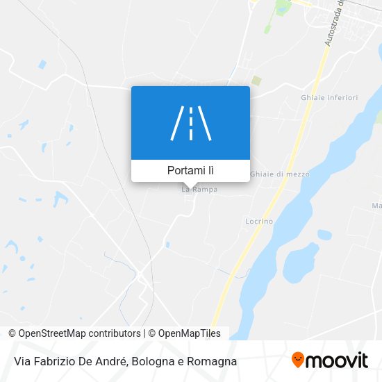 Mappa Via Fabrizio De André