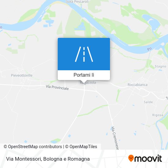 Mappa Via Montessori