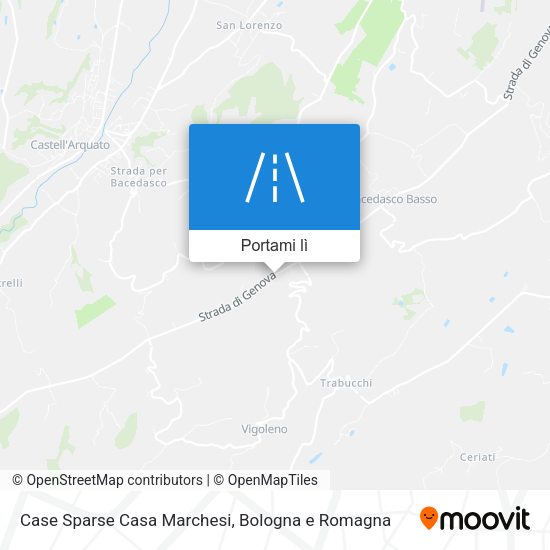 Mappa Case Sparse Casa Marchesi