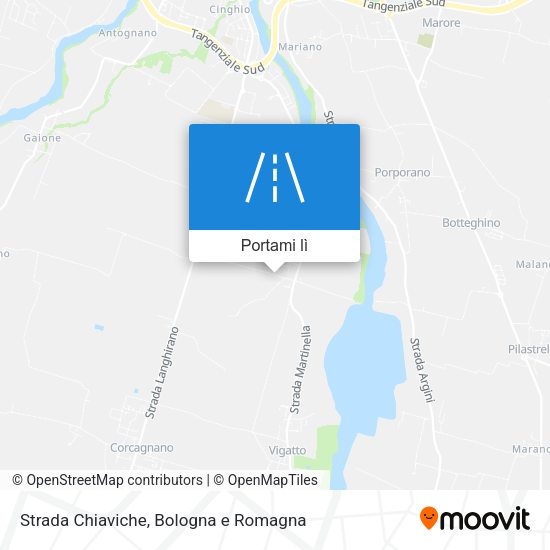 Mappa Strada Chiaviche