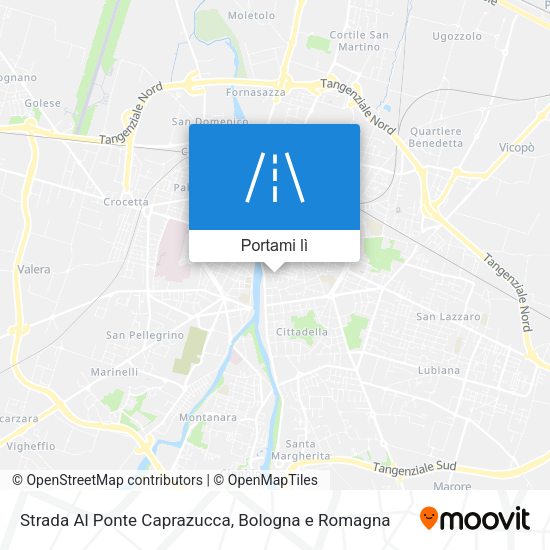 Mappa Strada Al Ponte Caprazucca