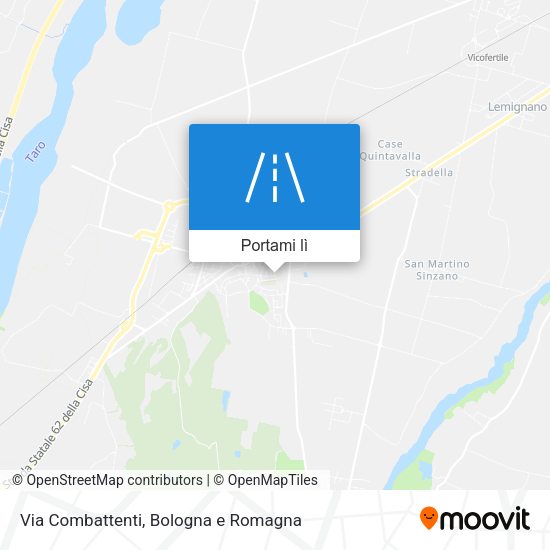 Mappa Via Combattenti