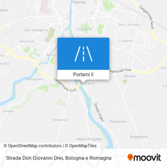 Mappa Strada Don Giovanni Drei