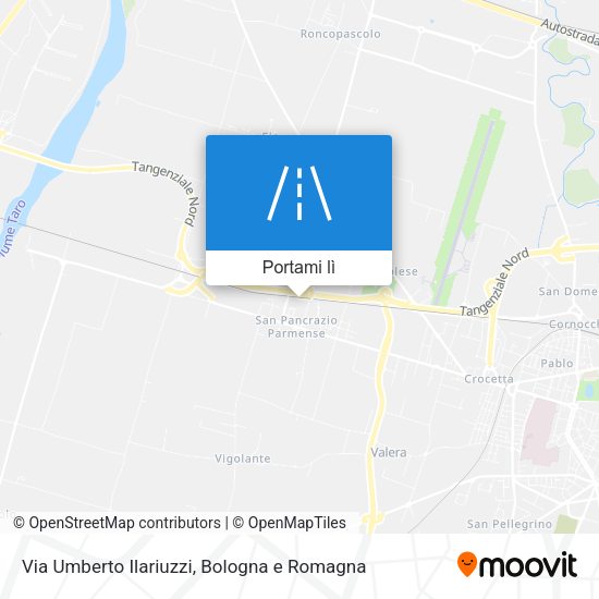 Mappa Via Umberto Ilariuzzi