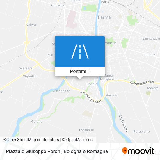 Mappa Piazzale Giuseppe Peroni