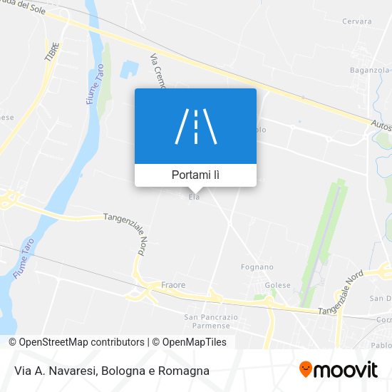 Mappa Via A. Navaresi