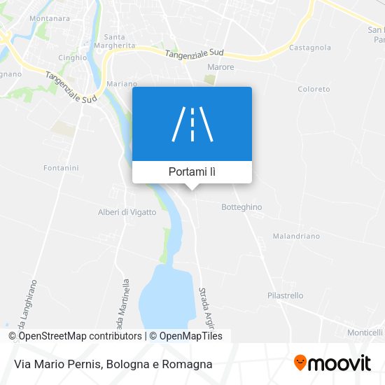 Mappa Via Mario Pernis