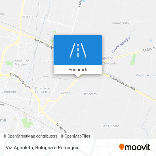 Mappa Via Agnoletti