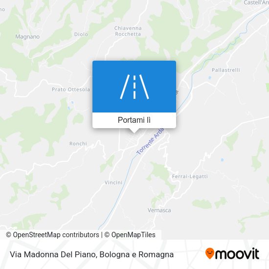 Mappa Via Madonna Del Piano