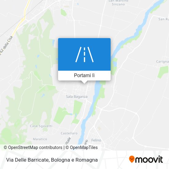 Mappa Via Delle Barricate