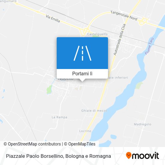 Mappa Piazzale Paolo Borsellino
