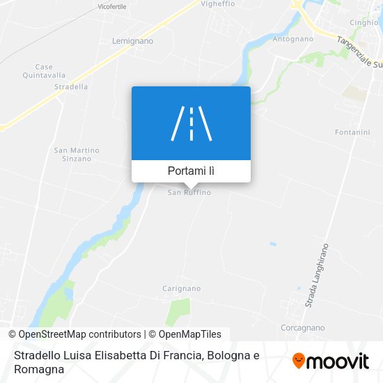 Mappa Stradello Luisa Elisabetta Di Francia