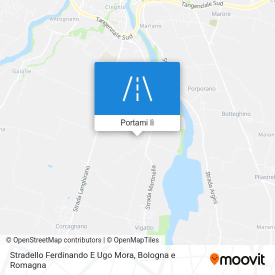 Mappa Stradello Ferdinando E Ugo Mora