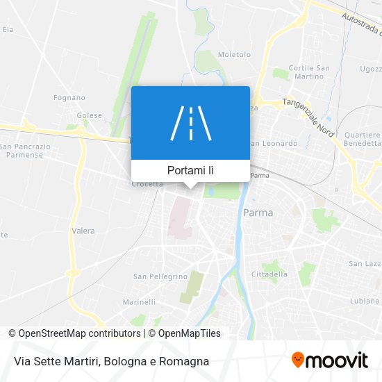 Mappa Via Sette Martiri