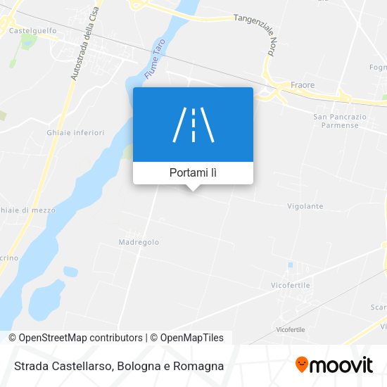 Mappa Strada Castellarso