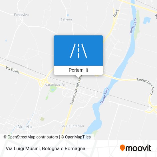 Mappa Via Luigi Musini