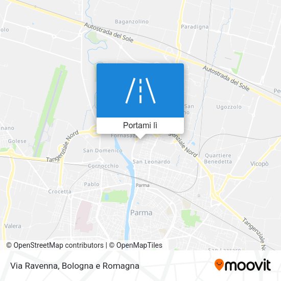 Mappa Via Ravenna