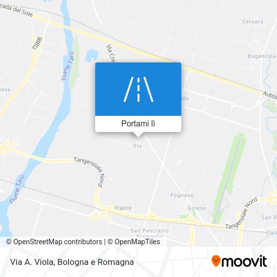Mappa Via A. Viola