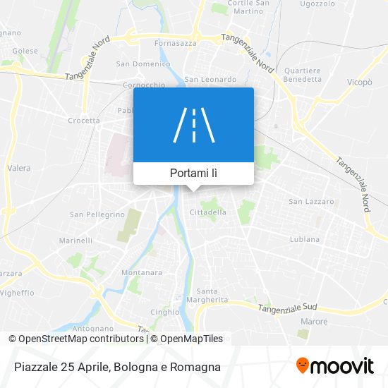 Mappa Piazzale 25 Aprile