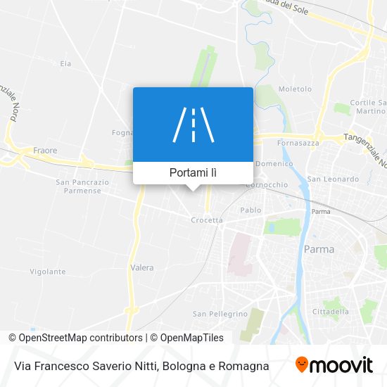 Mappa Via Francesco Saverio Nitti