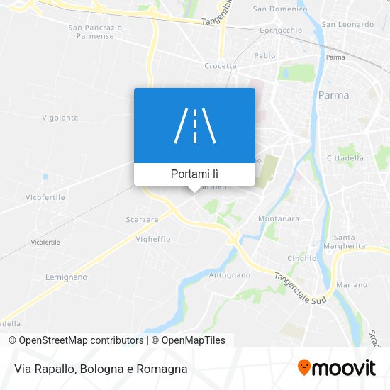 Mappa Via Rapallo
