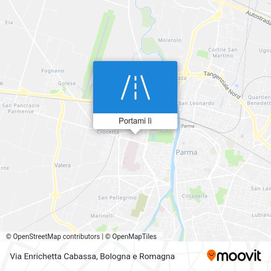 Mappa Via Enrichetta Cabassa