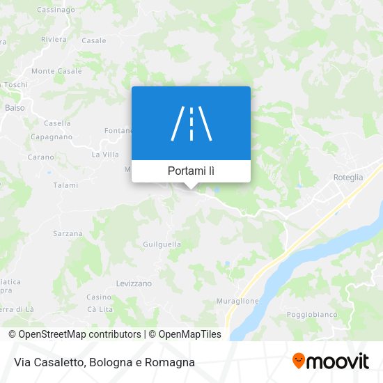 Mappa Via Casaletto