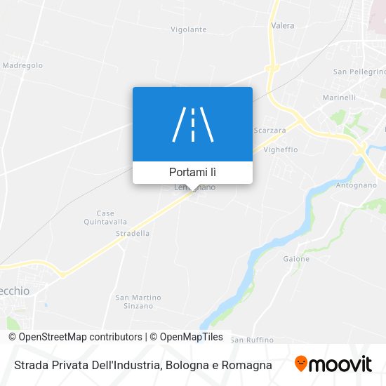 Mappa Strada Privata Dell'Industria