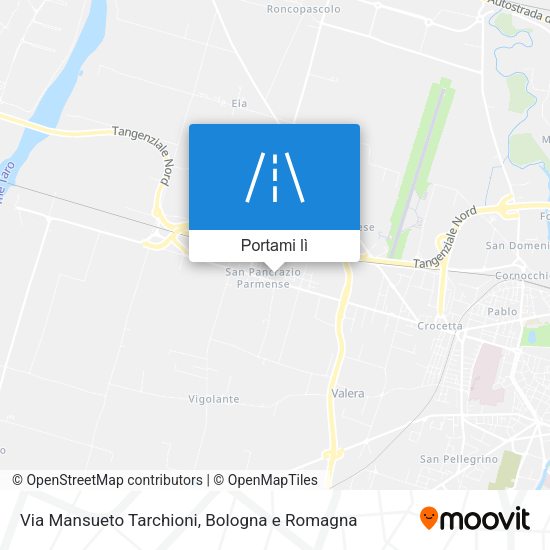 Mappa Via Mansueto Tarchioni