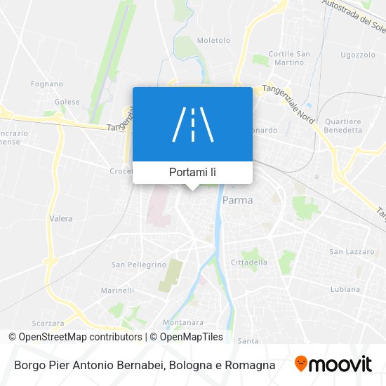 Mappa Borgo Pier Antonio Bernabei