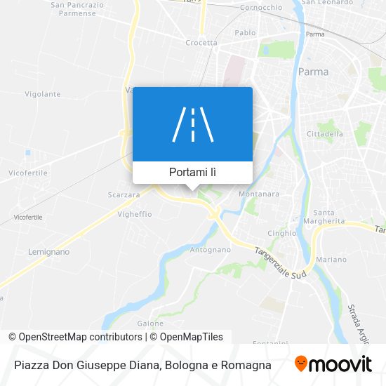 Mappa Piazza Don Giuseppe Diana