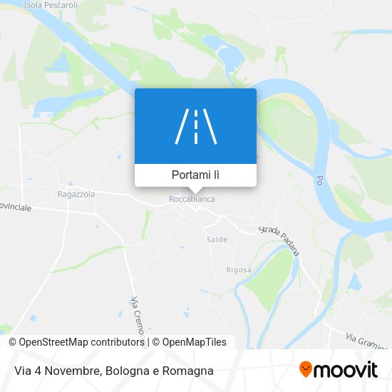 Mappa Via 4 Novembre