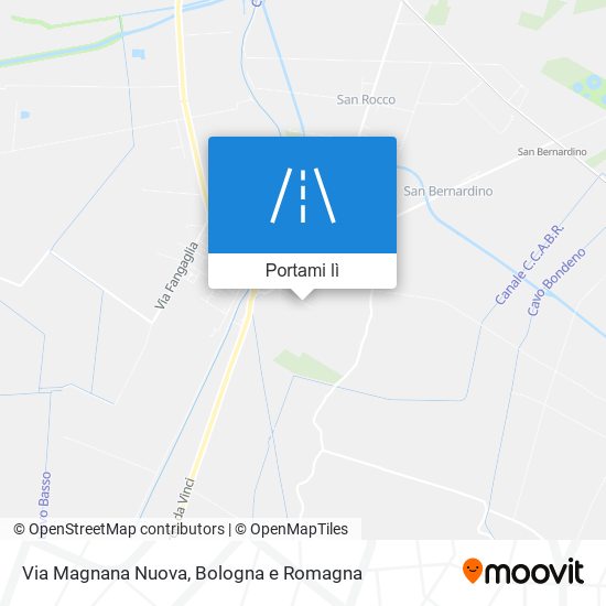 Mappa Via Magnana Nuova