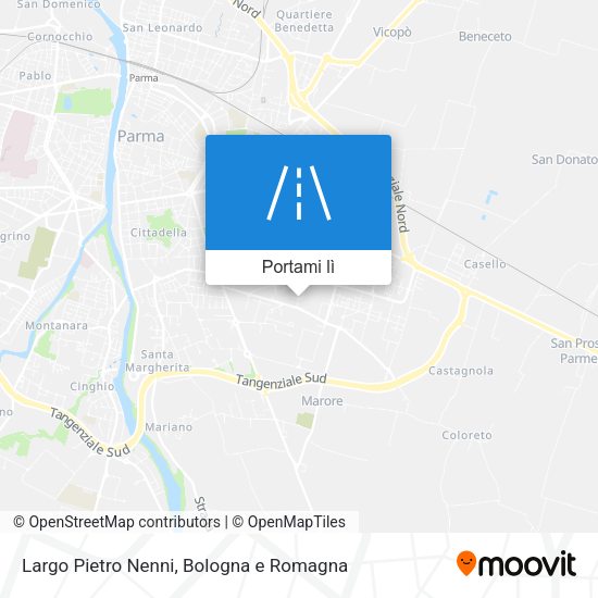 Mappa Largo Pietro Nenni