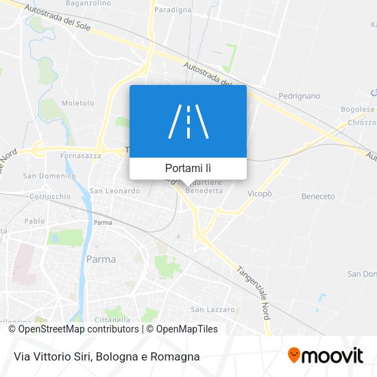 Mappa Via Vittorio Siri