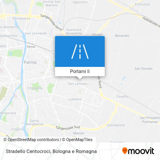 Mappa Stradello Centocroci