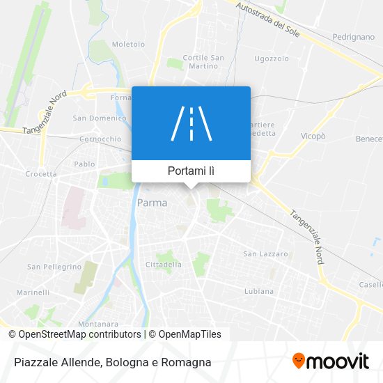 Mappa Piazzale Allende