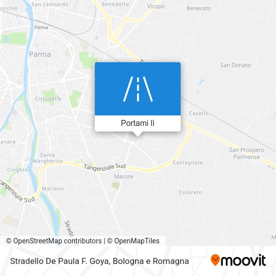 Mappa Stradello De Paula F. Goya